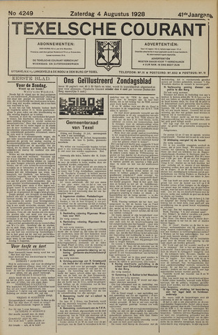 Texelsche Courant 1928-08-04