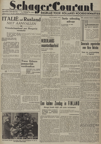 Schager Courant 1940-01-08