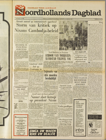 Noordhollands Dagblad : dagblad voor Alkmaar en omgeving 1970-05-02