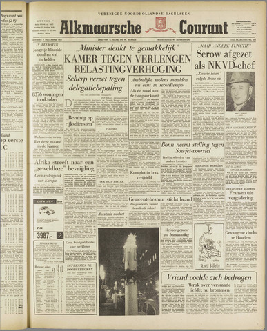 Alkmaarsche Courant 1958-12-09