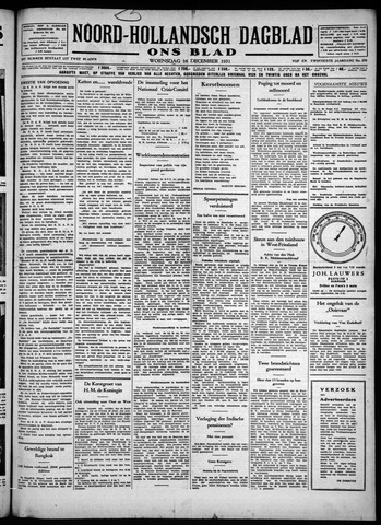 Noord-Hollandsch Dagblad : ons blad 1931-12-16