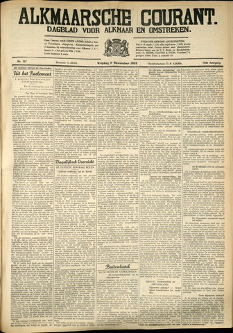 Alkmaarsche Courant 1932-11-11