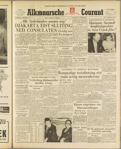 Alkmaarsche Courant 1957-12-05