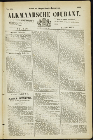Alkmaarsche Courant 1890-11-21