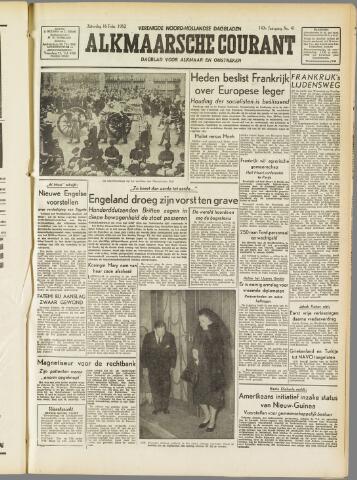Alkmaarsche Courant 1952-02-16