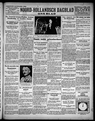 Noord-Hollandsch Dagblad : ons blad 1936-04-06