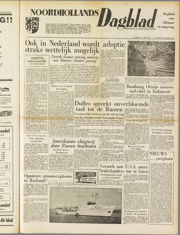 Noordhollands Dagblad : dagblad voor Alkmaar en omgeving 1955-06-25