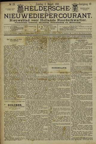 Heldersche en Nieuwedieper Courant 1891-03-08