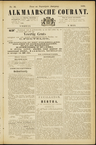 Alkmaarsche Courant 1890-05-09