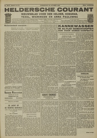 Heldersche Courant 1930-10-30
