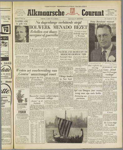 Alkmaarsche Courant 1958-06-27