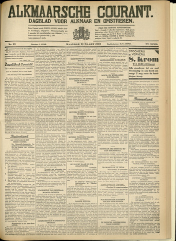 Alkmaarsche Courant 1932-03-21