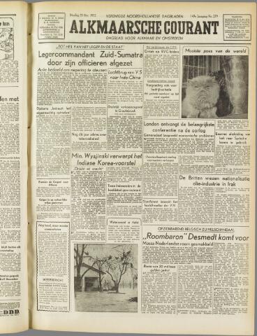 Alkmaarsche Courant 1952-11-25