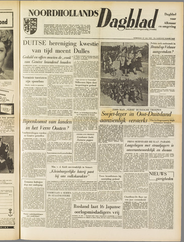 Noordhollands Dagblad : dagblad voor Alkmaar en omgeving 1955-07-27