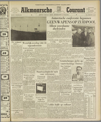 Alkmaarsche Courant 1959-10-16