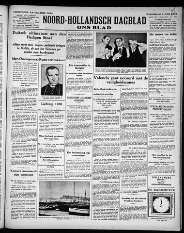 Noord-Hollandsch Dagblad : ons blad 1937-06-02