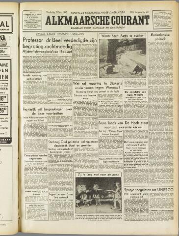 Alkmaarsche Courant 1952-11-20