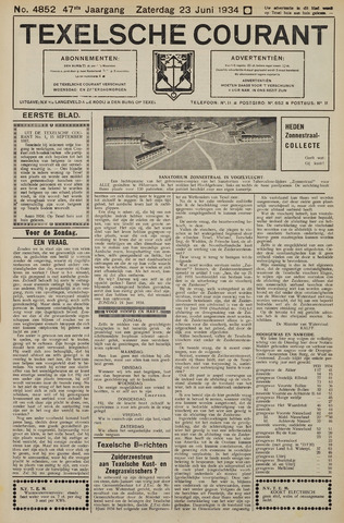 Texelsche Courant 1934-06-23