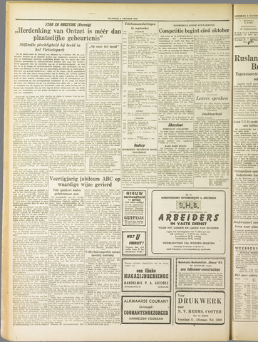 Alkmaarsche Courant 1956-10-09