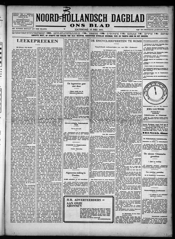 Noord-Hollandsch Dagblad : ons blad 1931-05-16