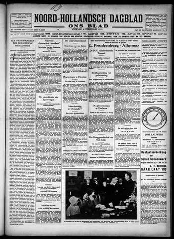 Noord-Hollandsch Dagblad : ons blad 1931-02-06