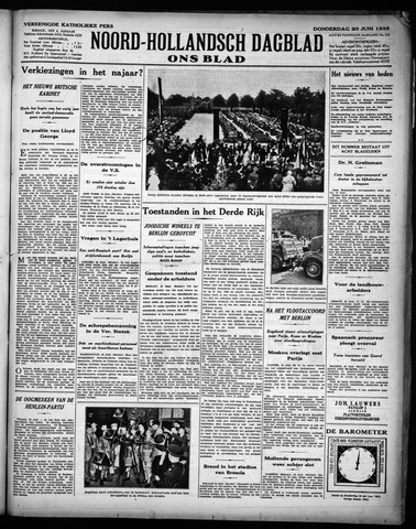 Noord-Hollandsch Dagblad : ons blad 1935-06-20