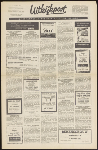 Uitkijkpost : nieuwsblad voor Heiloo e.o. 1967-08-09