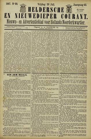 Heldersche en Nieuwedieper Courant 1887-07-29