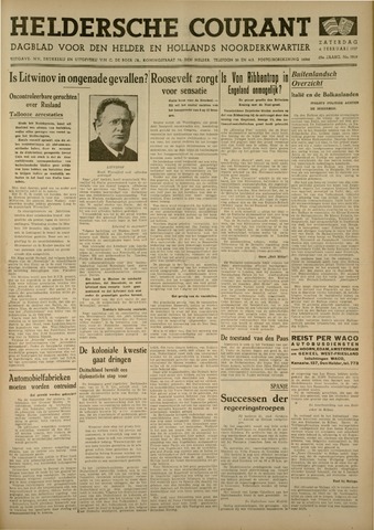 Heldersche Courant 1937-02-06