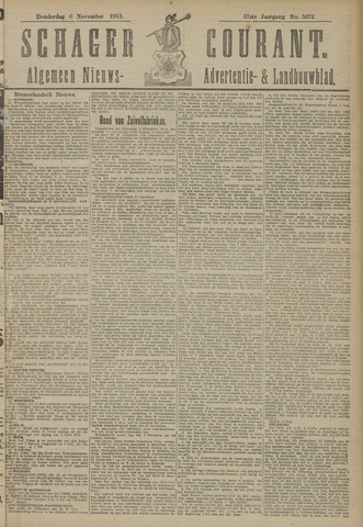 Schager Courant 1913-11-08