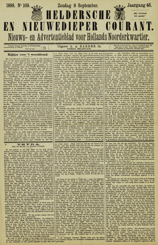 Heldersche en Nieuwedieper Courant 1888-09-09
