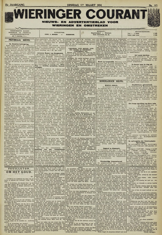 Wieringer courant 1934-03-27