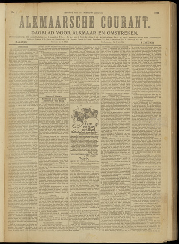 Alkmaarsche Courant 1922
