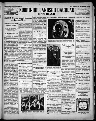 Noord-Hollandsch Dagblad : ons blad 1934-10-29