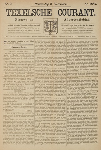 Texelsche Courant 1887-11-03