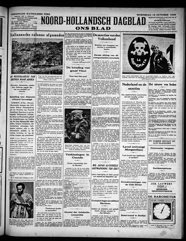 Noord-Hollandsch Dagblad : ons blad 1935-10-16