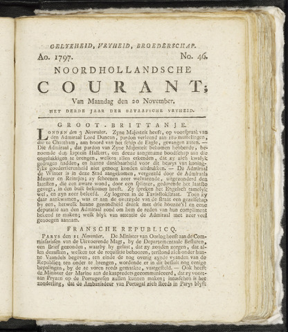 Noordhollandsche Courant 1797-11-20