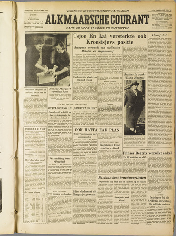Alkmaarsche Courant 1957-01-19