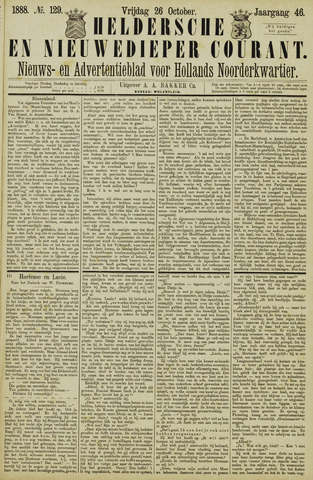 Heldersche en Nieuwedieper Courant 1888-10-26