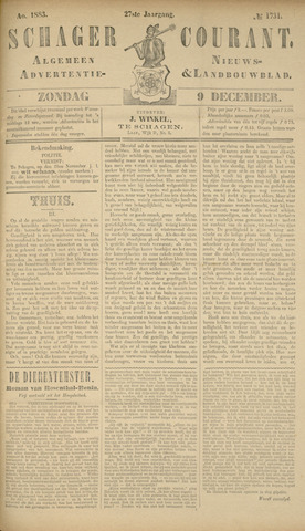 Schager Courant 1883-12-09