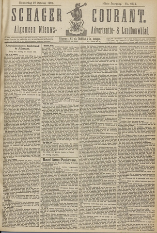 Schager Courant 1921-10-27