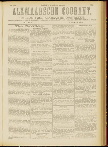 Alkmaarsche Courant 1915-11-05