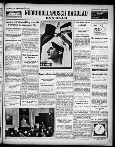 Noord-Hollandsch Dagblad : ons blad 1939-05-23
