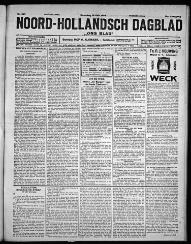 Noord-Hollandsch Dagblad : ons blad 1925-07-18