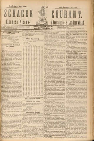 Schager Courant 1909-04-08