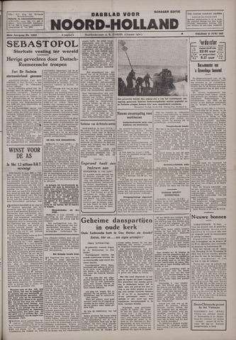 Dagblad Noord-Holland, Schager editie 1942-06-12