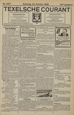 Texelsche Courant 1928-10-20