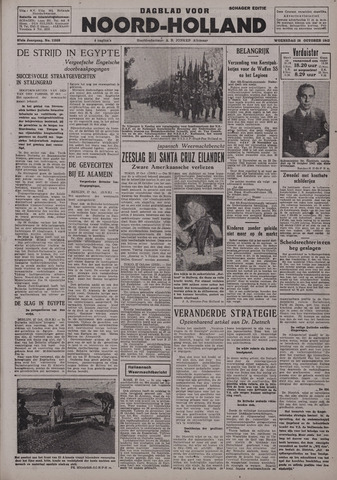 Dagblad Noord-Holland, Schager editie 1942-10-28