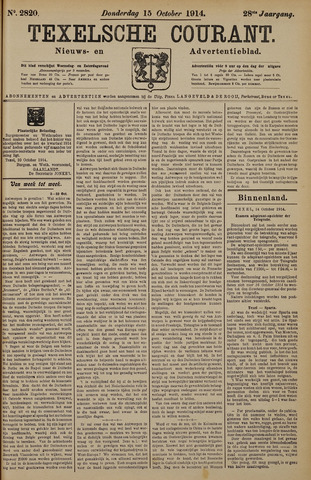 Texelsche Courant 1914-10-15