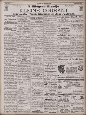 Vliegend blaadje : nieuws- en advertentiebode voor Den Helder 1903-12-12